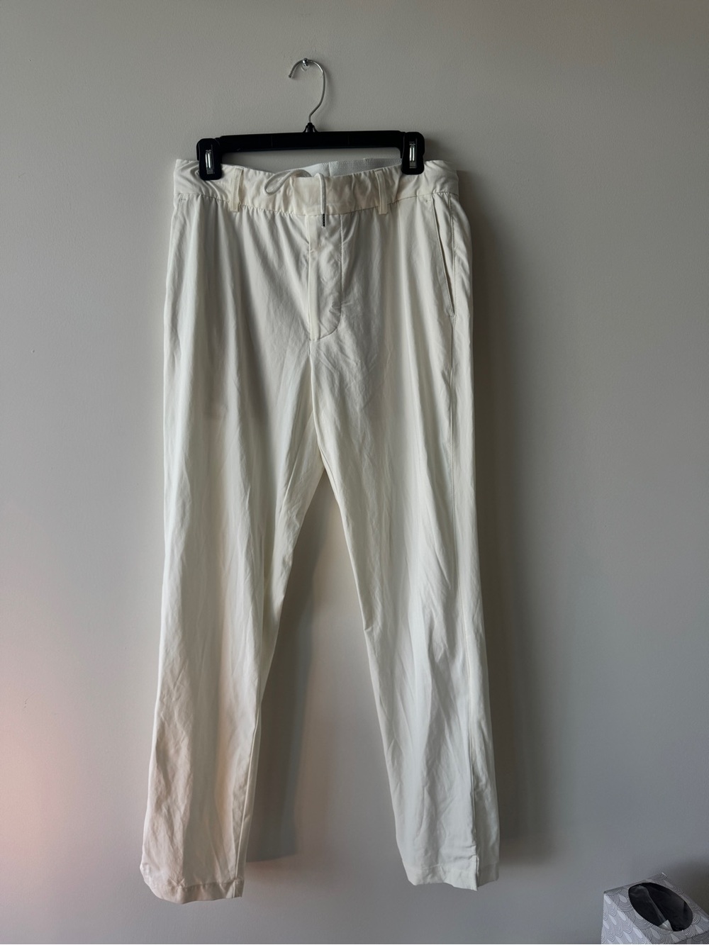 James Perse White Mens Golf Trousers